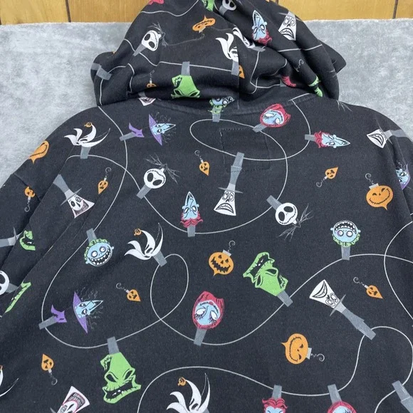 Disney Loungefly Hoodie XL Halloween themed Nightmare before Christmas - Picture 7 of 9